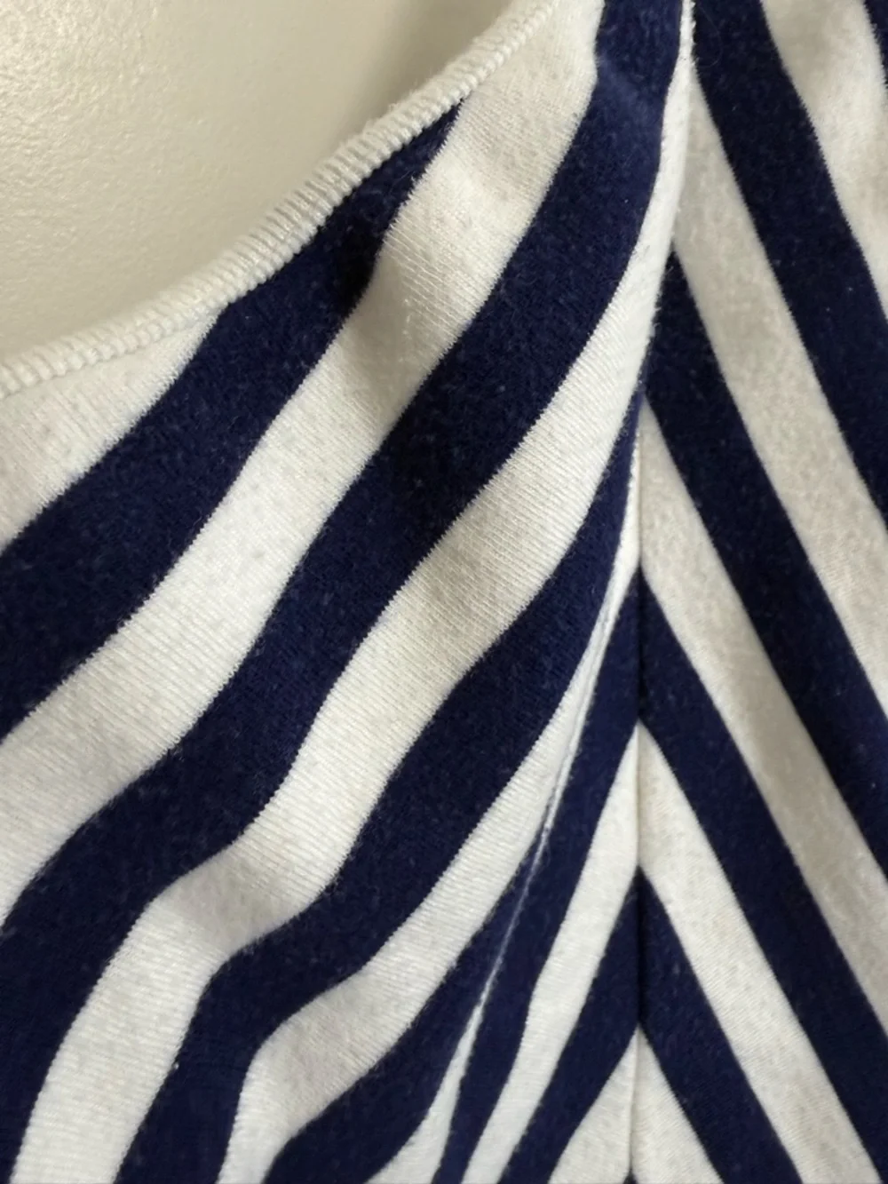 Zara Navy and White Striped Cropped Top in size M - Picture 7 of 8